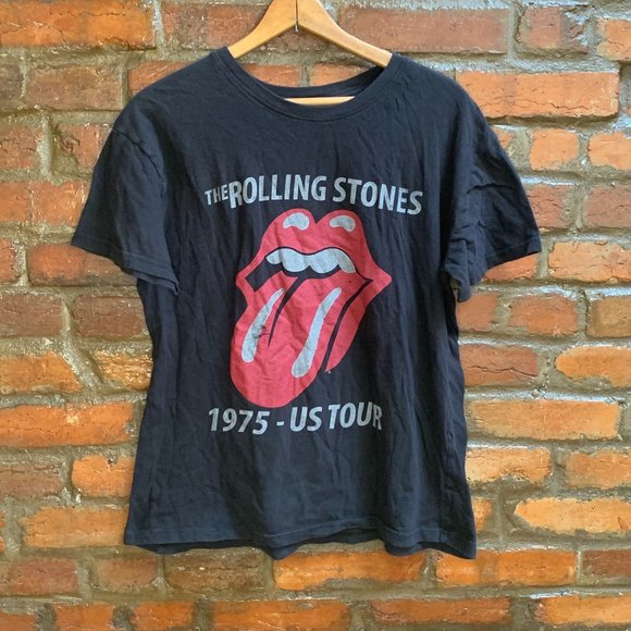 the Rolling Stones Tops - The Rolling Stones Graphic Band Tee